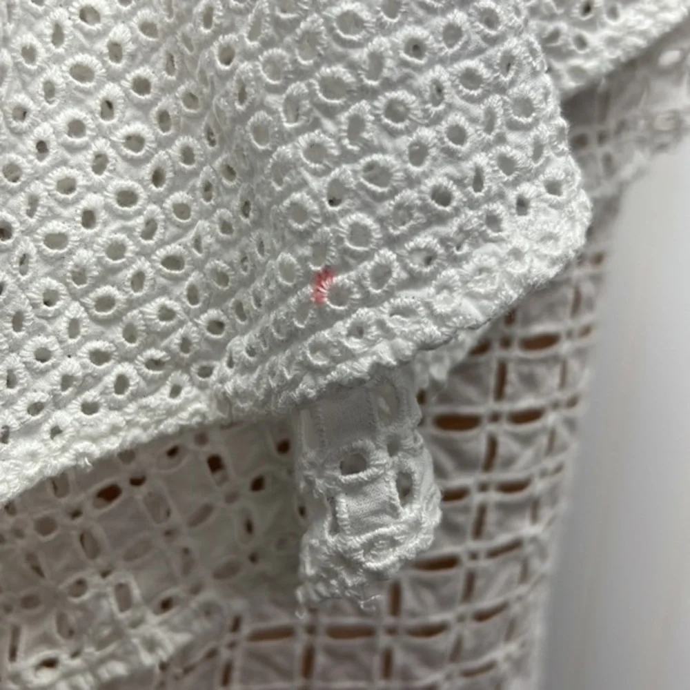 J.Crew One Shoulder Eyelet‎ Top Sz 4